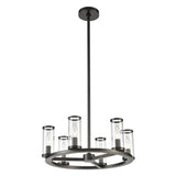 Revolve 6 Light Chandelier - Casa Di Luce