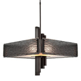 Carlyle Chandelier by Hammerton, Color: Bronze Granite-Hammerton Studio, Frosted Granite-Hammerton Studio, Smoke Granite-Hammerton Studio, Ivory Wisp-Hammerton Studio, Finish: Flat Bronze, Gilded Brass, Gunmetal, Heritage Brass, Matt Black, Metallic Beige Silver, Bronze Oil Rubbed, Nickel Satin, | Casa Di Luce Lighting