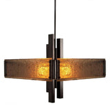 Carlyle Chandelier by Hammerton, Color: Bronze Granite-Hammerton Studio, Frosted Granite-Hammerton Studio, Smoke Granite-Hammerton Studio, Ivory Wisp-Hammerton Studio, Finish: Flat Bronze, Gilded Brass, Gunmetal, Heritage Brass, Matt Black, Metallic Beige Silver, Bronze Oil Rubbed, Nickel Satin, | Casa Di Luce Lighting