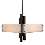 Carlyle Chandelier by Hammerton, Color: Bronze Granite-Hammerton Studio, Frosted Granite-Hammerton Studio, Smoke Granite-Hammerton Studio, Ivory Wisp-Hammerton Studio, Finish: Flat Bronze, Gilded Brass, Gunmetal, Heritage Brass, Matt Black, Metallic Beige Silver, Bronze Oil Rubbed, Nickel Satin, | Casa Di Luce Lighting