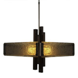 Carlyle Chandelier by Hammerton, Color: Bronze Granite-Hammerton Studio, Finish: Matt Black, | Casa Di Luce Lighting