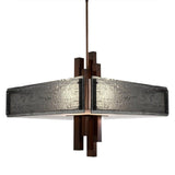 Carlyle Chandelier by Hammerton, Color: Smoke Granite-Hammerton Studio, Finish: Bronze Oil Rubbed, | Casa Di Luce Lighting