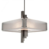 Carlyle Chandelier by Hammerton, Color: Bronze Granite-Hammerton Studio, Frosted Granite-Hammerton Studio, Smoke Granite-Hammerton Studio, Ivory Wisp-Hammerton Studio, Finish: Flat Bronze, Gilded Brass, Gunmetal, Heritage Brass, Matt Black, Metallic Beige Silver, Bronze Oil Rubbed, Nickel Satin, | Casa Di Luce Lighting