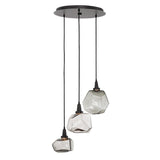 Gem Round 3 Light by Hammerton, Color: Amber, Finish: Matt Black, | Casa Di Luce Lighting