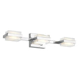 Kamden 3-Light Bath Bar by Tech Lighting, Finish: Chrome, Nickel Satin, Light Option: 120 Volt LED, 277 Volt LED, Backplate Shape: Shallow, Standard | Casa Di Luce Lighting