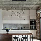 Chute Motion LED Medium Pendant by Kuzco, Finish: Black, White, , | Casa Di Luce Lighting