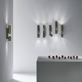 Clash Wall Sconce by Penta, Color: Transparent, Fume - Vistosi, Finish: Graphite, Brushed Bronze-Penta, Version: Fix, Adjustable | Casa Di Luce Lighting