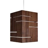 Claudo LED Accent Pendant by Cerno, Color Temperature: 2700K, Wood Color: Walnut Dark Stained-Cerno, | Casa Di Luce Lighting