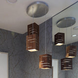 Claudo LED Accent Pendant by Cerno, Color Temperature: 2700K, 3500K, Wood Color: Walnut-LZF, Walnut Dark Stained-Cerno, | Casa Di Luce Lighting