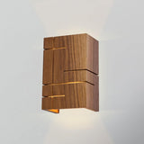 Claudo LED Wall Sconce by Cerno, Finish: Walnut Dark Stained, Walnut, Color Temperature: 2700K, 3500K, | Casa Di Luce Lighting