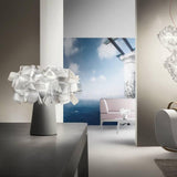 Clizia Mini Table Lamp Battery Powered by Slamp, Color: Fume-Slamp, White, Gift pack: Gift Box, Without Gift Box, | Casa Di Luce Lighting