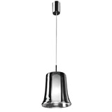 Cloche S Pendant Light by Leucos, Color: Chrome, , | Casa Di Luce Lighting