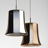 Cloche S Pendant Light by Leucos, Color: Copper, Chrome, , | Casa Di Luce Lighting