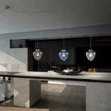 Clyde Pendant Light by Zafferano, Color: Amber, Amethyst, Clear, Grey, Light Blue, Silver, Antique Gold-Zafferano, Bronze, Pink Gold-Zafferano, Cable Length: 51.2 inch, 118.1 inch, 196.8 inch, | Casa Di Luce Lighting