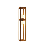 Cubic Two Light Floor Lamp By Accord - Teak (Large)