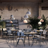 Urban Concrete Suspension in dinning room