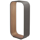 Contour LED Table Lamp by Pablo, Finish: Graphite/Walnut, Size: Large, | Casa Di Luce Lighting