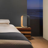 Contour LED Table Lamp by Pablo, Finish: Graphite/Coal, Graphite/Walnut, Graphite/White Oak, White/White Oak, White/Walnut, White/Pearl, Size: Small, Large, | Casa Di Luce Lighting