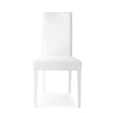 Copenhagen CB-1656 Fabric Upholstered Wooden Dining Chair by Calligaris by CDL (Casa Di Luce Collection), Seat Color: White, Taupe, Frame Finish: Wenge, Walnut, | Casa Di Luce Lighting