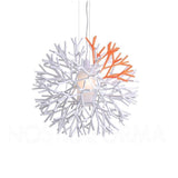 Coral Pendant by Pallucco, Shade: White/Orange-Pallucco, Ivory/Red-Pallucco, Ivory/Matt Black-Pallucco, Finish: White, Ivory, Black, | Casa Di Luce Lighting