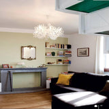 Coral Chandelier by Lumen Center Italia by Lumen Center Italia, Finishes: Glossy Black, Glossy White, Chartreuse Green, Red, Gold Foil, Silver Foil, , | Casa Di Luce Lighting