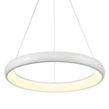 Cortana Pendant by Kuzco, Finish: White, Size: 24 Inch, | Casa Di Luce Lighting