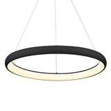 Cortana Pendant by Kuzco, Finish: Black, White, Size: 24 Inch, 32 Inch, | Casa Di Luce Lighting