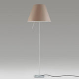 Costanza Floor Lamp by Luceplan by Luceplan, Shade Colors: White, Comfort Green, Edgy Pink, Soft Skin, Shaded Stone, Primary Red, Liquorice Black, Petroleum Blue, Smart Yellow, Concrete Gray, , | Casa Di Luce Lighting