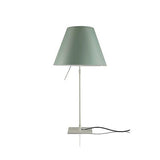 Costanza Table Lamp With On-Off Switch by Luceplan, Color: Black, Blue, Green, Pink, Red, White, Yellow, Concrete Grey - Foscarini, Stone, Soft Skin, Mistic White, Finish: Aluminum, Off-White, | Casa Di Luce Lighting