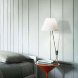 Costanzina Wall Lamp by Luceplan, Color: White, Yellow, Red, Black, Blue, Concrete Grey - Foscarini, Pink, Mistic White, Green, Soft Skin, Stone, Finish: Aluminum, Off-White, | Casa Di Luce Lighting