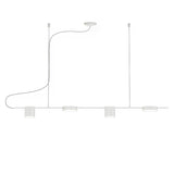 Counterpoint 4 LED Light Linear Pendant by Sonneman, Finish: White, , | Casa Di Luce Lighting