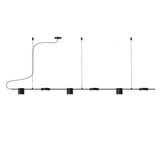 Counterpoint 6 LED Light Linear Pendant by Sonneman, Finish: Aluminum, Black, White, , | Casa Di Luce Lighting