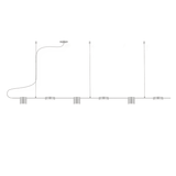 Counterpoint 6 LED Light Linear Pendant by Sonneman, Finish: Aluminum, Black, White, , | Casa Di Luce Lighting