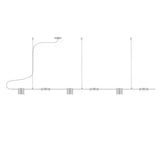 Counterpoint 6 LED Light Linear Pendant by Sonneman, Finish: Aluminum, Black, White, , | Casa Di Luce Lighting