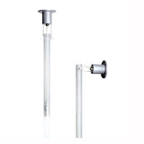 Canna Nuda Glass Wall-Ceiling Light by Nemo, Finish: Nickel Satin, Burnished Gold, Size: Small, Large, | Casa Di Luce Lighting