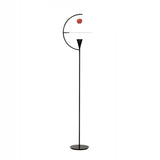 Newton Floor Lamp by Nemo, Finish: White/Chrome, Black/White, , | Casa Di Luce Lighting