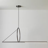 Cercle Et Trait Suspension by CVL, Finish: Satin Brass, Satin Graphite-CVL, Nickel Satin, Satin Copper-CVL, Size: X-Small, X-Large, | Casa Di Luce Lighting