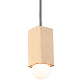 Cano Pendant Light by Cerno, Color: White Washed Oak - Cerno, Light Option: LED, | Casa Di Luce Lighting