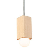 Cano Pendant Light by Cerno, Color: Walnut, Dark Stained Walnut - Cerno, White Washed Oak - Cerno, Light Option: E26, LED, | Casa Di Luce Lighting