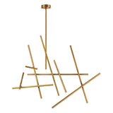 Crossroads 18-Light LED Chandelier by Eurofase, Finish: Antique Brass, , | Casa Di Luce Lighting