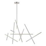 Crossroads 18-Light LED Chandelier by Eurofase, Finish: Black, Nickel Satin, Antique Brass, , | Casa Di Luce Lighting
