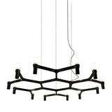 Crown Plana Minor Chandelier by Nemo, Finish: Black Plated, , | Casa Di Luce Lighting