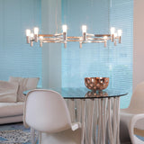 Crown Plana Minor Chandelier by Nemo, Finish: White, Black, Polished, Gold Painted, Gold Plated, Black Plated, , | Casa Di Luce Lighting