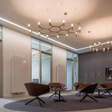 Crown Plana Mega Chandelier by Nemo, Finish: Polished, Gold Painted, Gold Plated, Black Plated, Black, White, , | Casa Di Luce Lighting