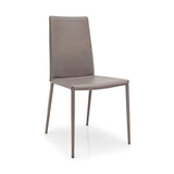 Boheme CB-1257 Dining Chair by Calligaris by CDL (Casa Di Luce Collection), Frame - Seat Colors: Taupe, Black, Optic White, Coffee, Grey, Cognac, , | Casa Di Luce Lighting