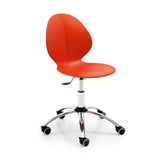 Basil CS-1366 Office Chair by Calligaris by CDL (Casa Di Luce Collection), Seat Colors: Mustard Yellow, Matte Optic White, Matt Taupe, Matt Red, Matt Grey, , | Casa Di Luce Lighting