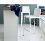 Boheme CB-1393 Bar Stool by Calligaris by CDL (Casa Di Luce Collection), Frame - Seat Colors: Matte Black / Black, Matte Optic White / Optic White, Matte Taupe / Taupe, , | Casa Di Luce Lighting