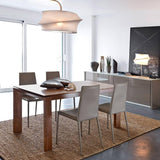 Boheme CB-1257 Dining Chair by Calligaris by CDL (Casa Di Luce Collection), Frame - Seat Colors: Taupe, Black, Optic White, Coffee, Grey, Nougat, , | Casa Di Luce Lighting