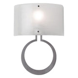 Carlyle Circlit Wall Sconce by Hammerton, Color: Frosted Granite-Hammerton Studio, Finish: Nickel Satin, | Casa Di Luce Lighting