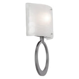 Carlyle Circlit Wall Sconce by Hammerton, Color: Frosted Granite-Hammerton Studio, Finish: Matt Black, | Casa Di Luce Lighting